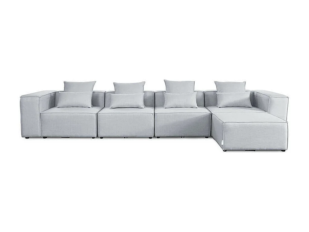 Home Deluxe Canapé VERONA gris clair XL