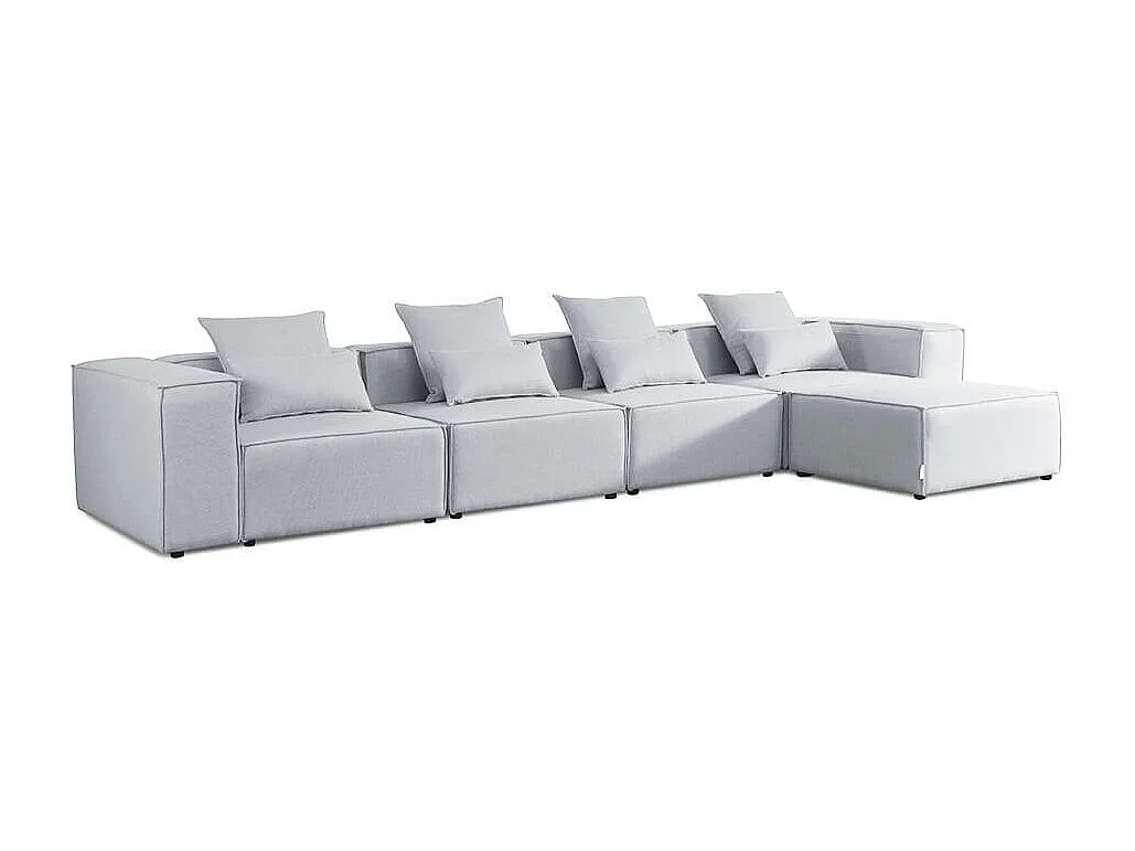 Home Deluxe Canapé VERONA gris clair XL