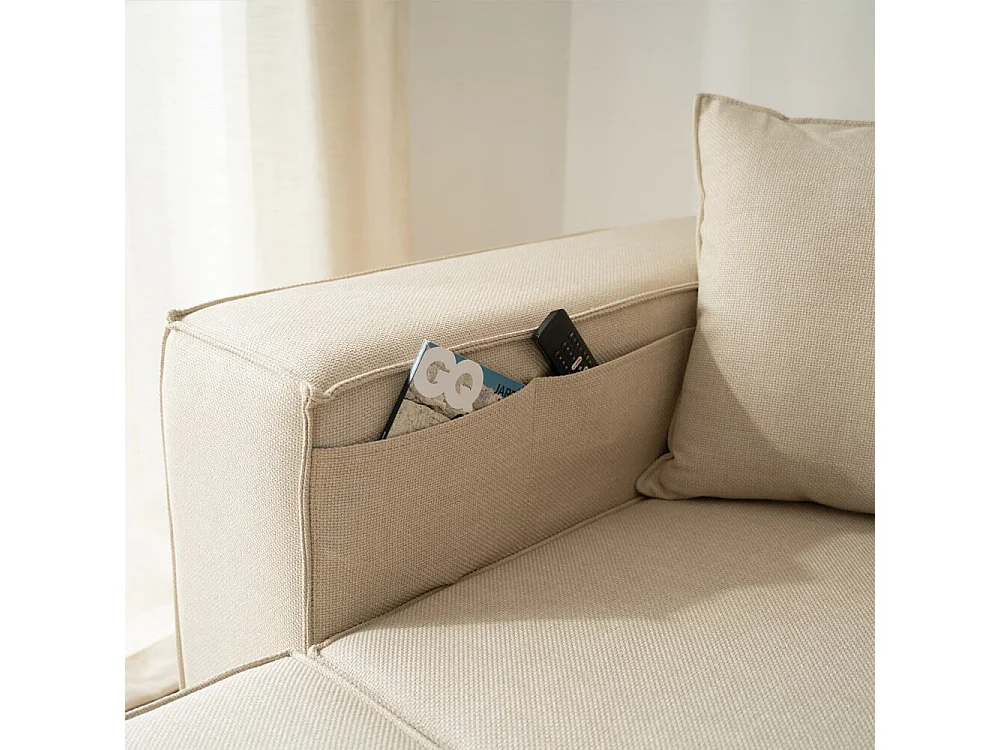 Home Deluxe Canapé VERONA gris clair XL