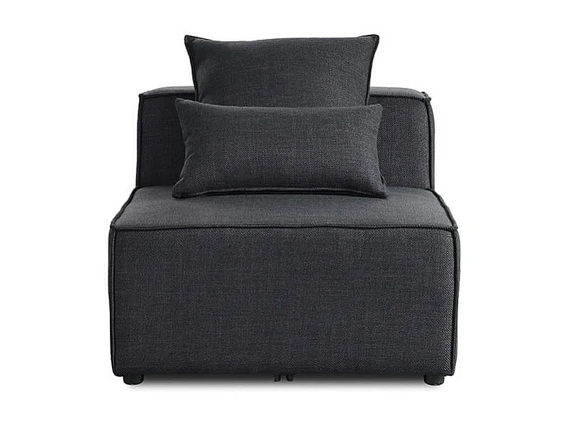 Home Deluxe Canapé modulable VERONA Anthracite Canapé central