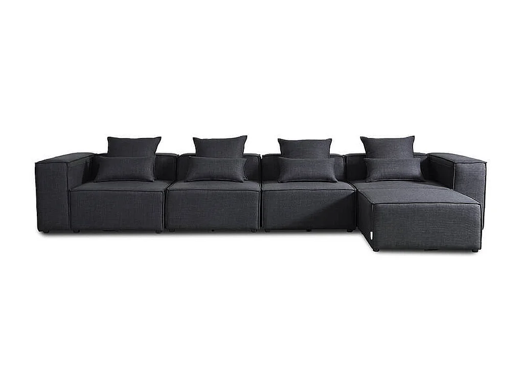 Home Deluxe Canapé modulable VERONA Anthracite XL