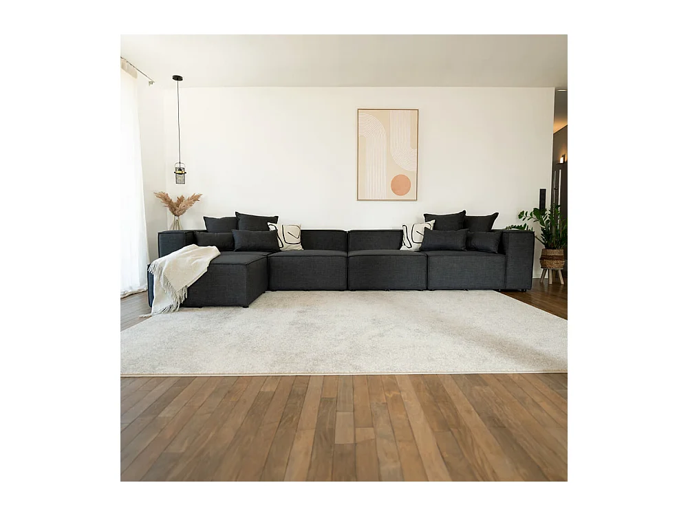 Home Deluxe Canapé modulable VERONA Anthracite XL