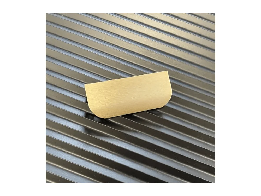 Hangende badkamerkolom WENA, gecanneleerde fronten, Willy, 120x33x33 cm, Kasjmir/Walnoot