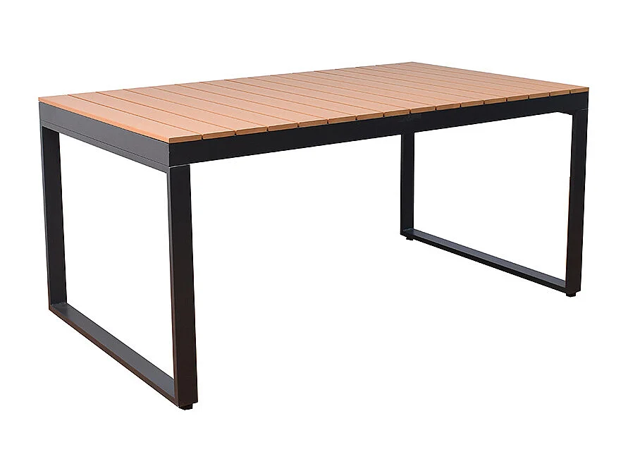 Table de jardin HOME DELUXE SIERA – 160 x 90 cm en aluminium robuste | Salon de jardin, salon de jardin, table de balcon