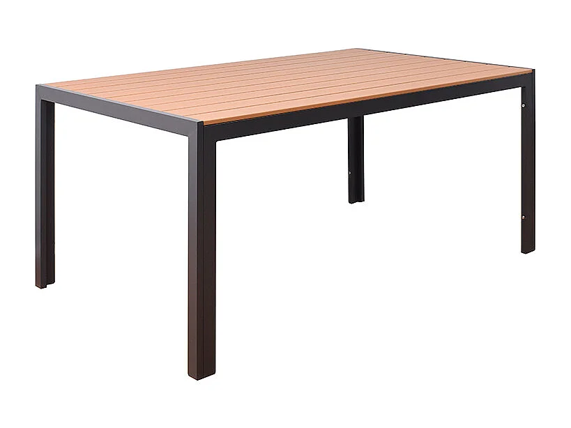 HOME DELUXE CANTOS SEDIA salon de jardin 150 x 90 cm salon de jardin, salon, table en aluminium, table de balcon