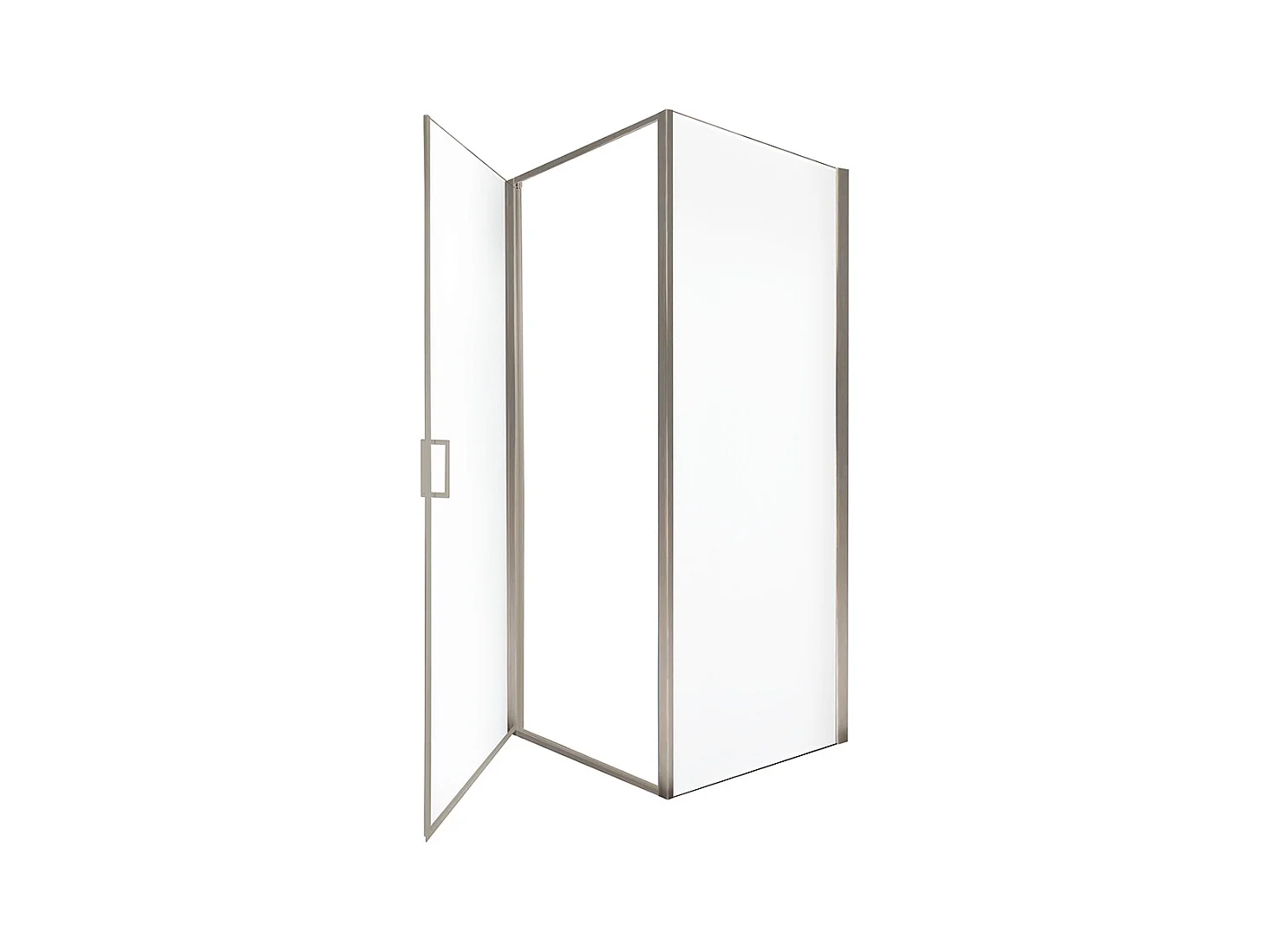 HOME DELUXE Cabine de douche LIVIA Chrome - 90 x 195 cm