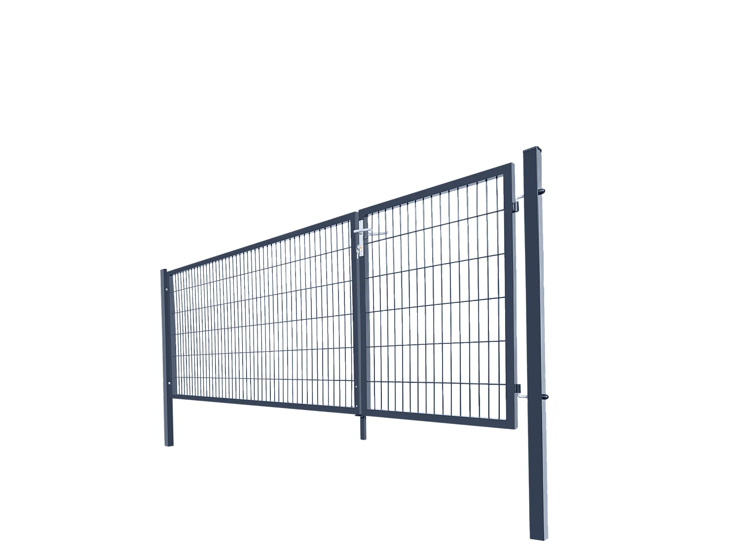 Home Deluxe Portail de jardin ADITUS Anthracite 120 x 350 cm