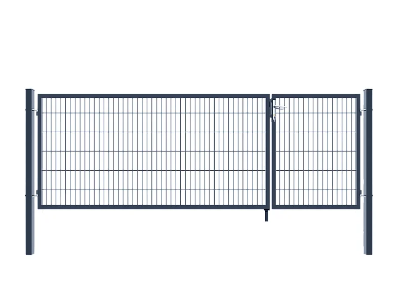 Home Deluxe Portail de jardin ADITUS Anthracite 120 x 350 cm