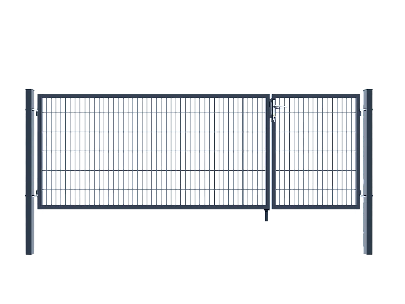 Home Deluxe Portail de jardin ADITUS Anthracite 120 x 350 cm