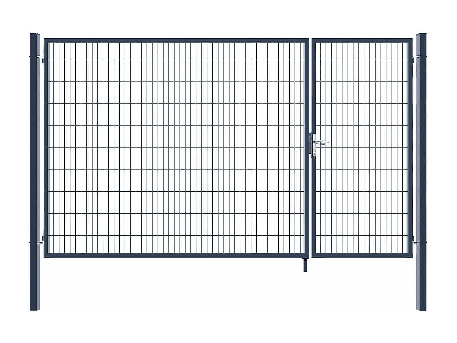 Home Deluxe Portail de jardin ADITUS Anthracite 200