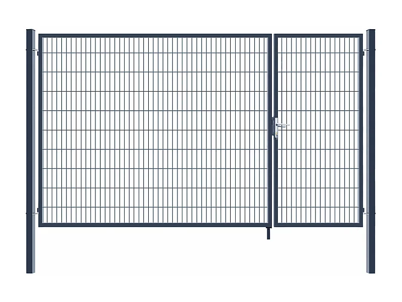 Home Deluxe Portail de jardin ADITUS Anthracite 200