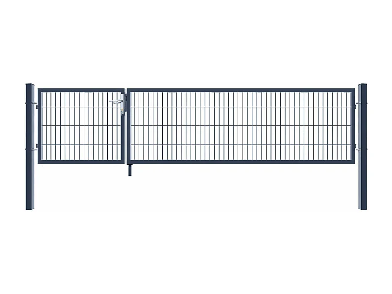 Home Deluxe Portail de jardin ADITUS Anthracite 80