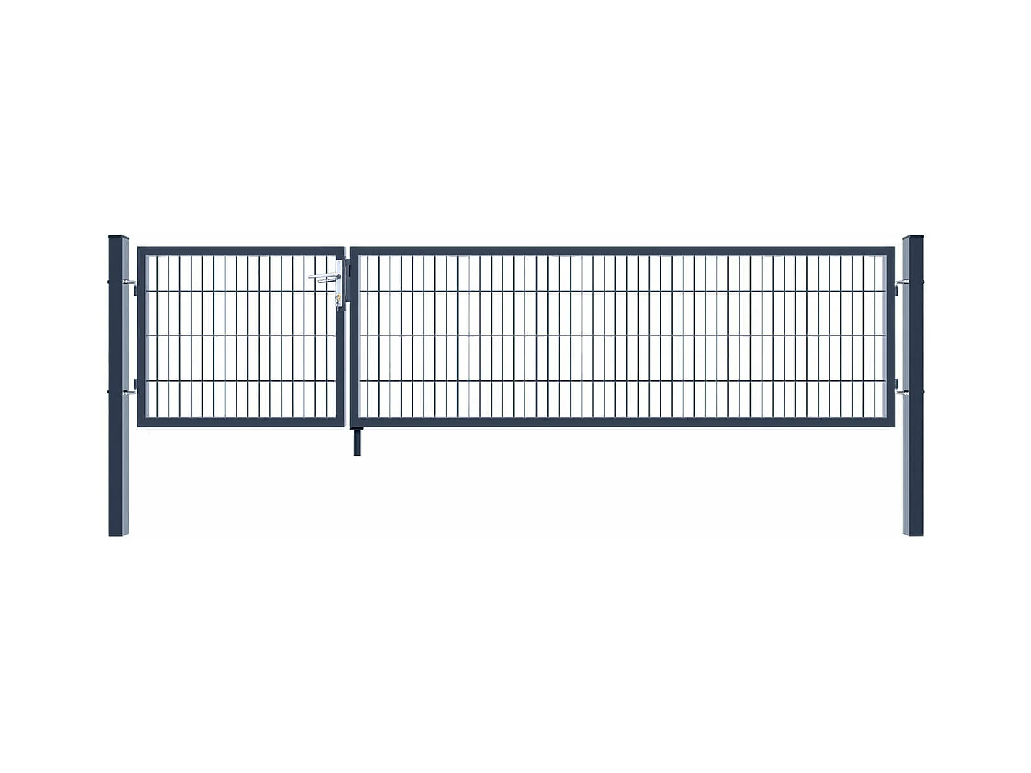 Home Deluxe Portail de jardin ADITUS Anthracite 80