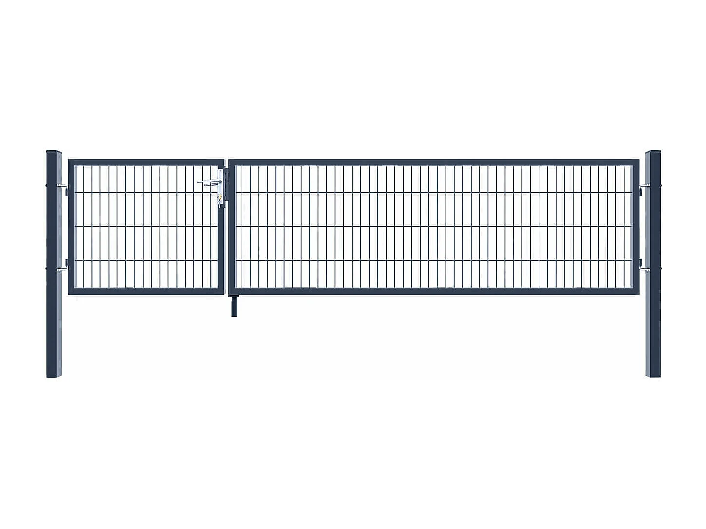 Home Deluxe Portail de jardin ADITUS Anthracite 80