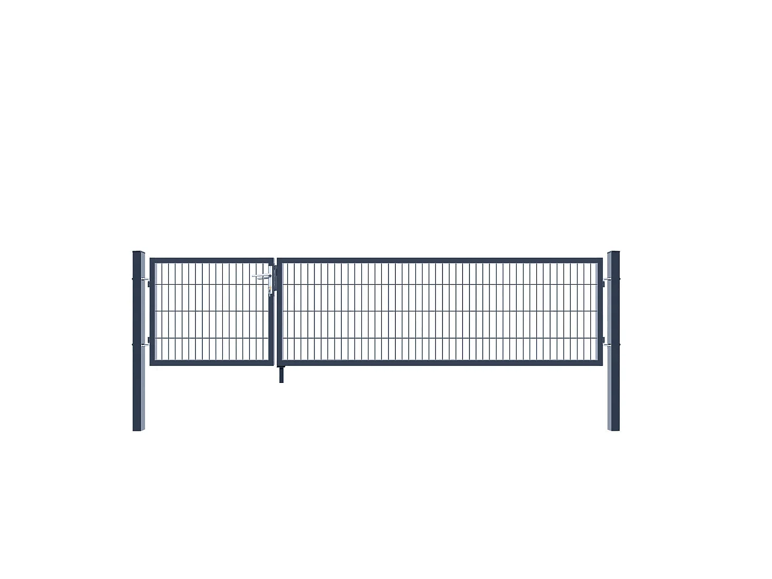 Home Deluxe Portail de jardin ADITUS Anthracite 80