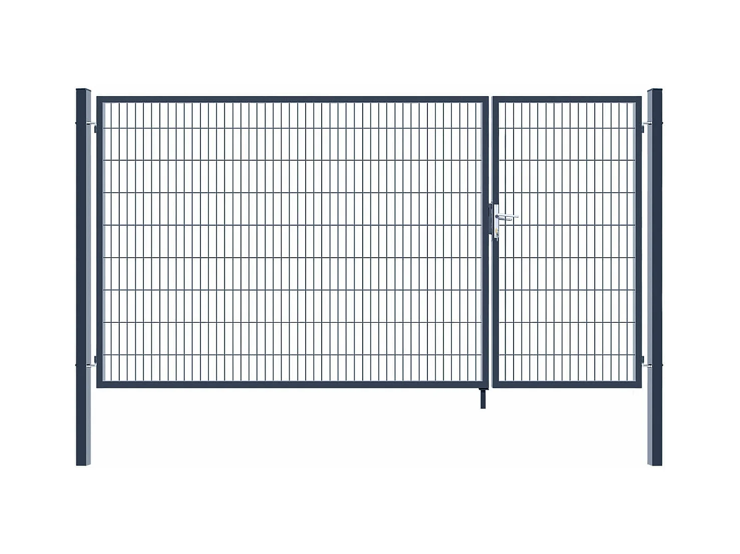 Home Deluxe Portail de jardin ADITUS Anthracite 180