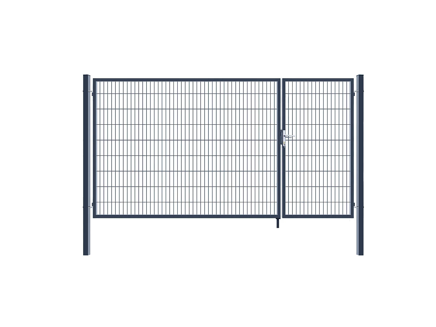 Home Deluxe Portail de jardin ADITUS Anthracite 180