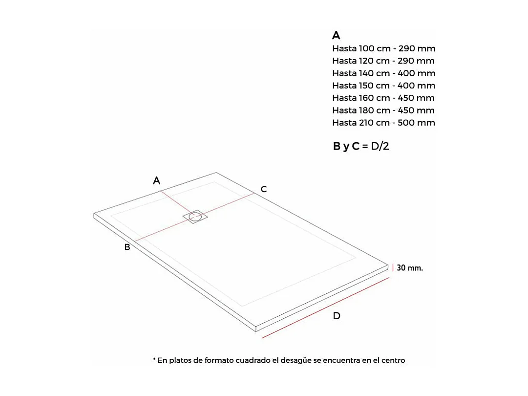 Mineralguss-Duschwanne extra flach ONDA Schieferoptik SAND 80x160 cm