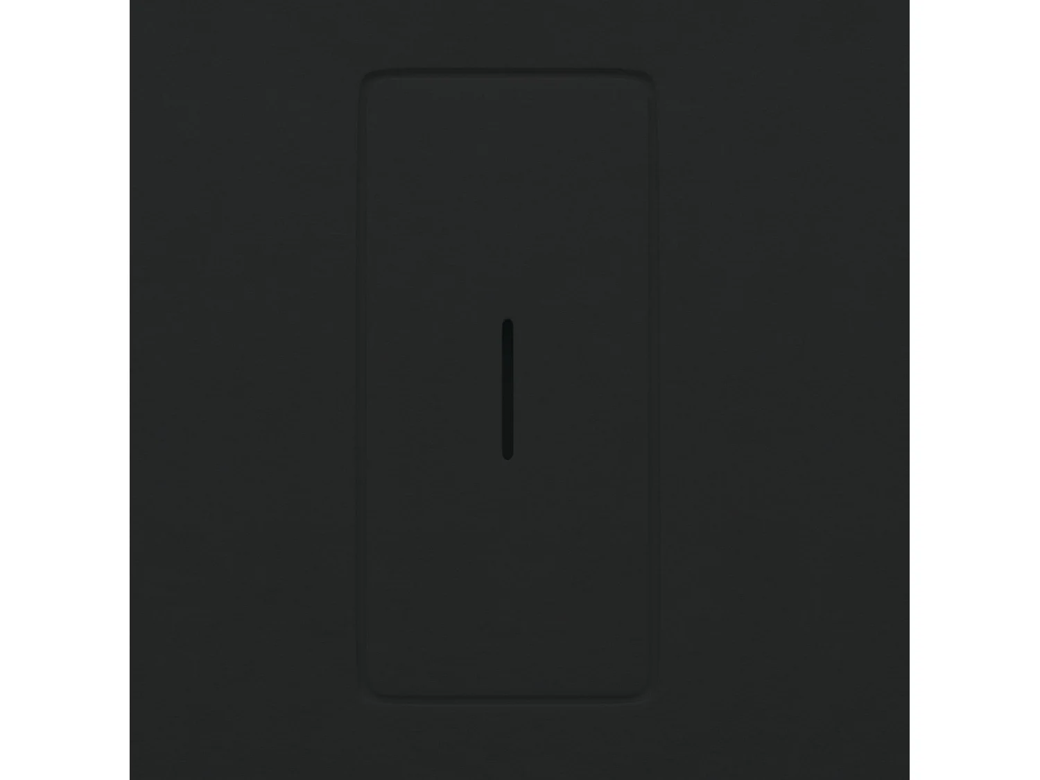 Piatto doccia ultrasottile 90 x 90 cm FUSENCE in resina finitura ardesia nero