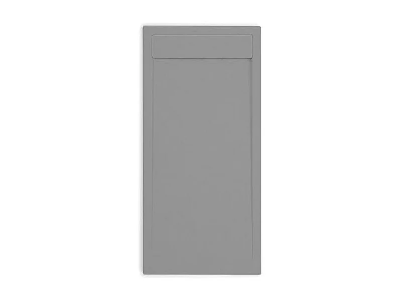 Piatto doccia ultrasottile 80 x 200 cm QUERA in resina finitura ardesia cemento