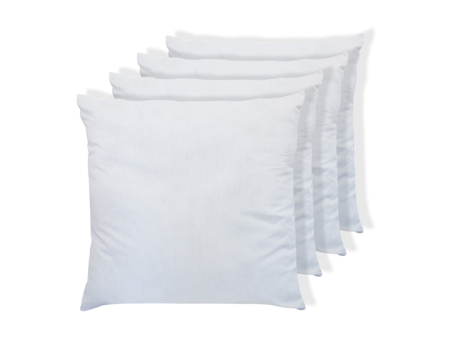 Kopfkissen 4er-Set - 400 gr - 60 x 60 cm - Weiß - TORIVIA günstig online kaufen