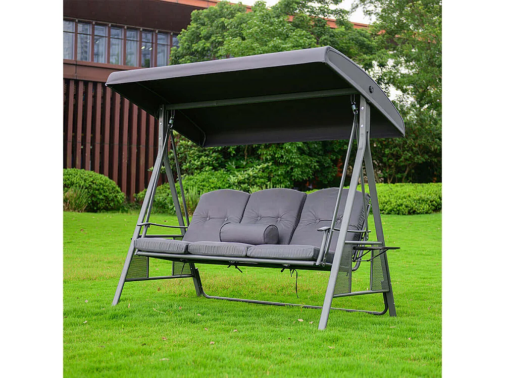 Home Deluxe Balancelle DESCANSO Grise