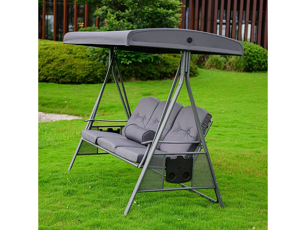 Home Deluxe Balancelle DESCANSO Grise