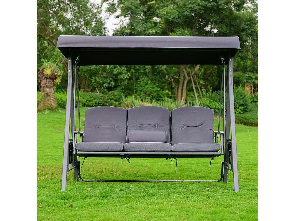 Home Deluxe Balancelle DESCANSO Grise