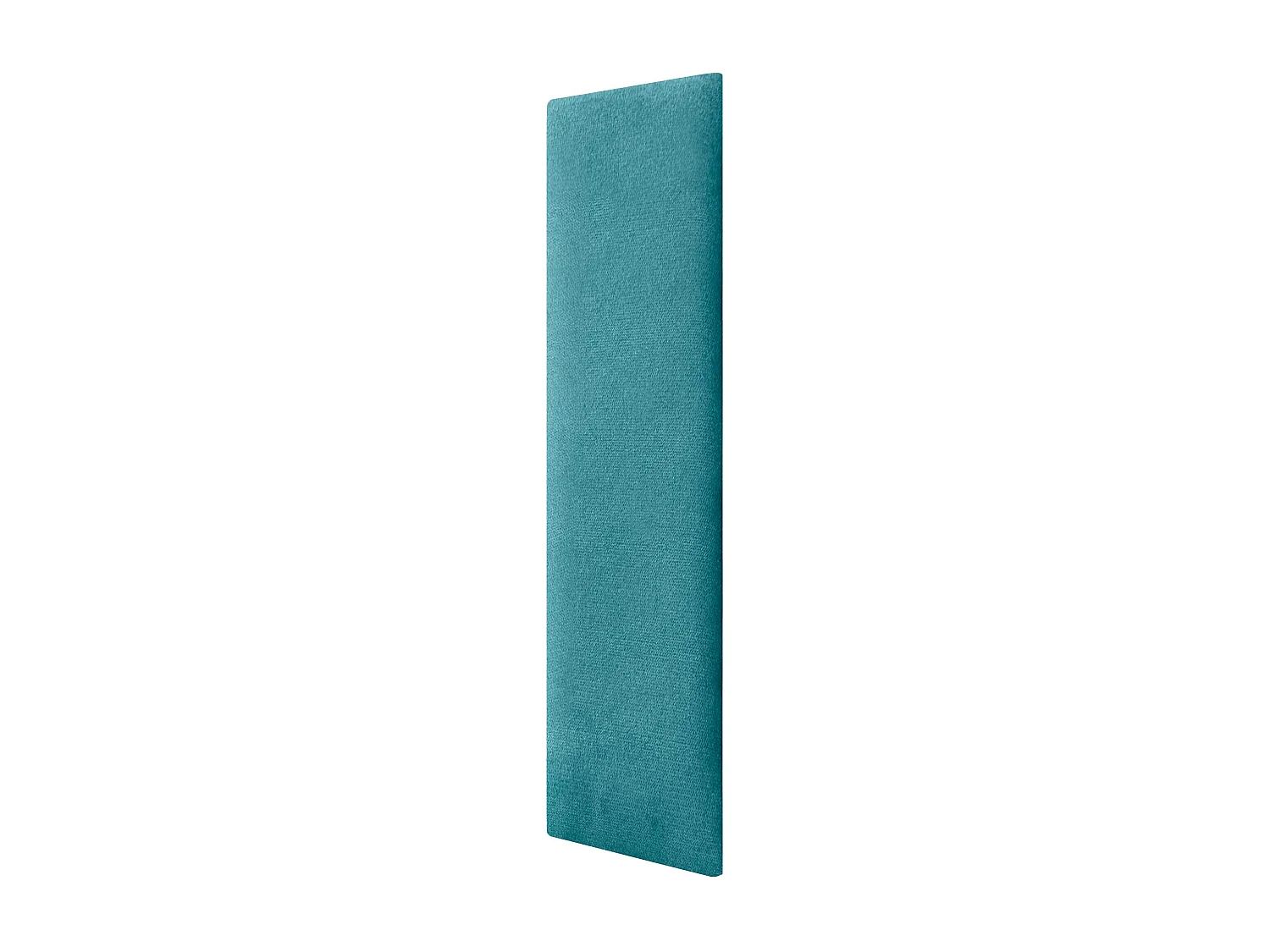 DHOME Lot de 6 Panneaux Rembourrés en Tissu Aqualine Autocollants pour Mur Acoustiques Absorbants Protection contre les Chocs (Turquoise, 60x20cm, x6)
