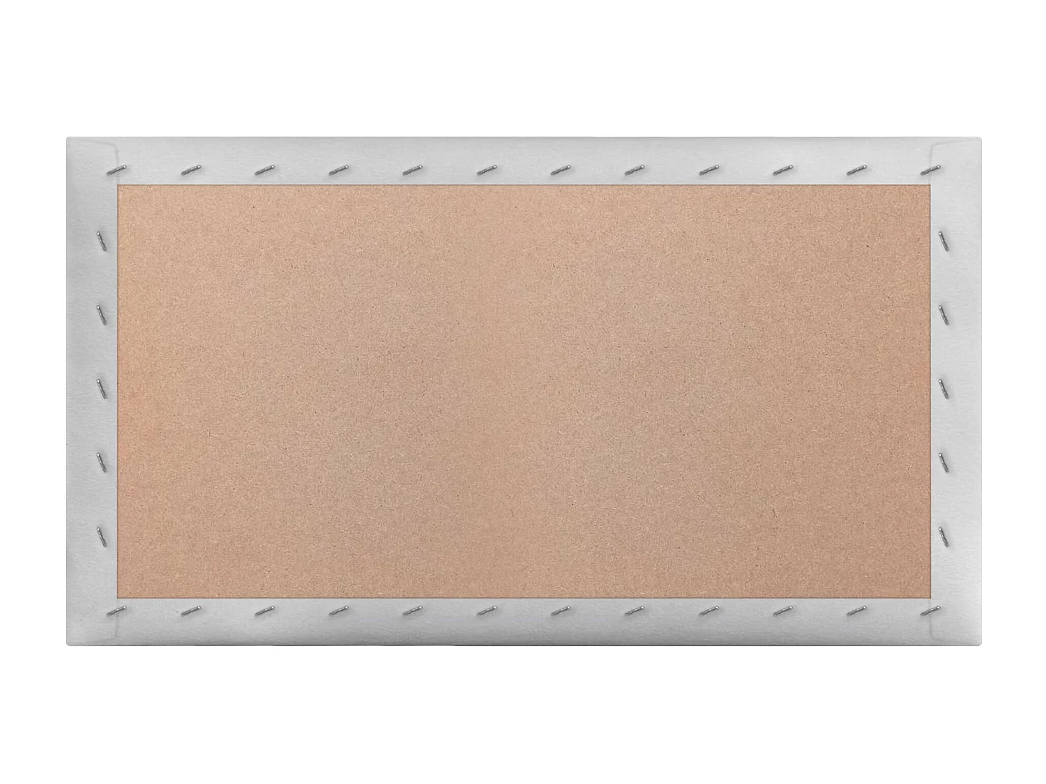 DHOME Lot de 6 Panneaux Rembourrés en Tissu Aqualine Autocollants pour Mur Acoustiques Absorbants Protection contre les Chocs (Blanc, 60x50cm, x6)