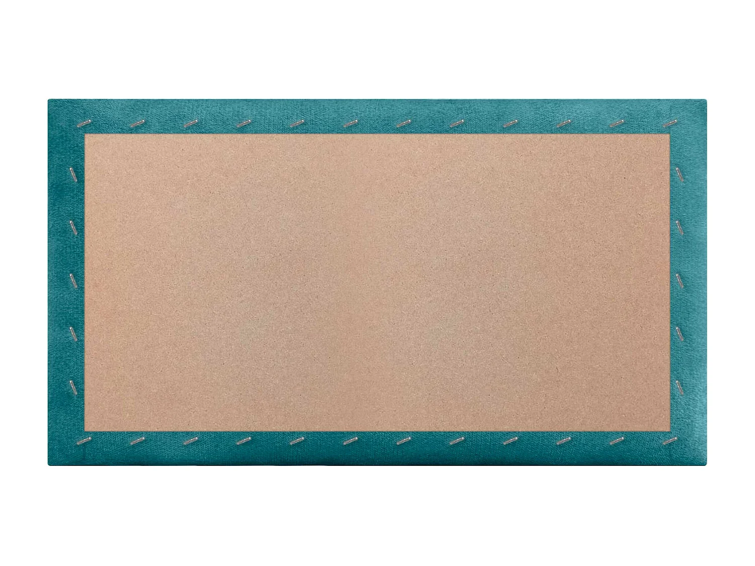DHOME juego de 6 Paneles Tapizados de Tela Autoadhesivos para Pared Acústicos Absorbentes Protección Impactos Cabeceros (Turquesa, 60x40cm, x6)