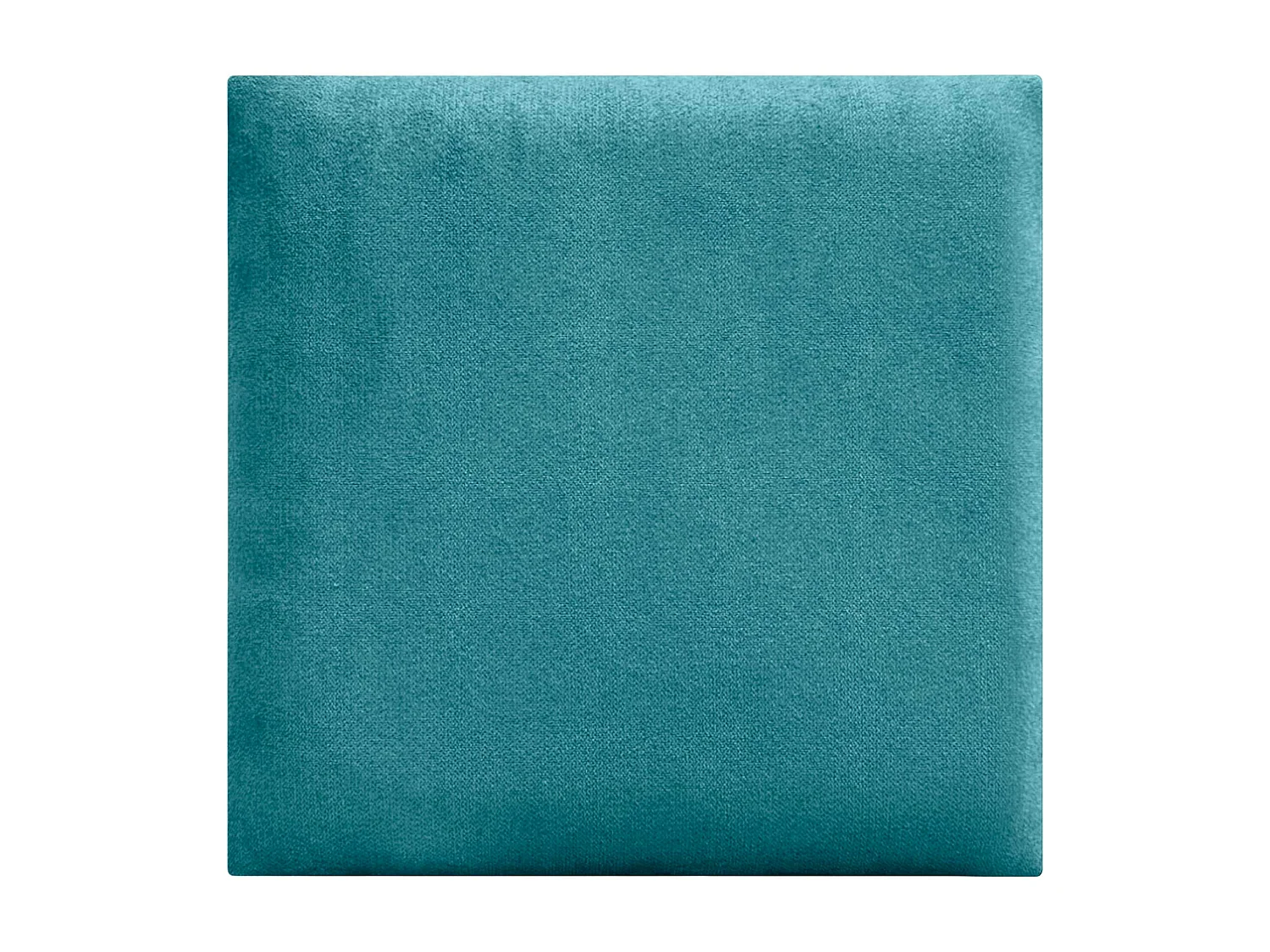 DHOME Lot de 8 Panneaux Rembourrés en Tissu Aqualine Autocollants pour Mur Acoustiques Absorbants Protection contre les Chocs (Turquoise, 50x50cm, x8)