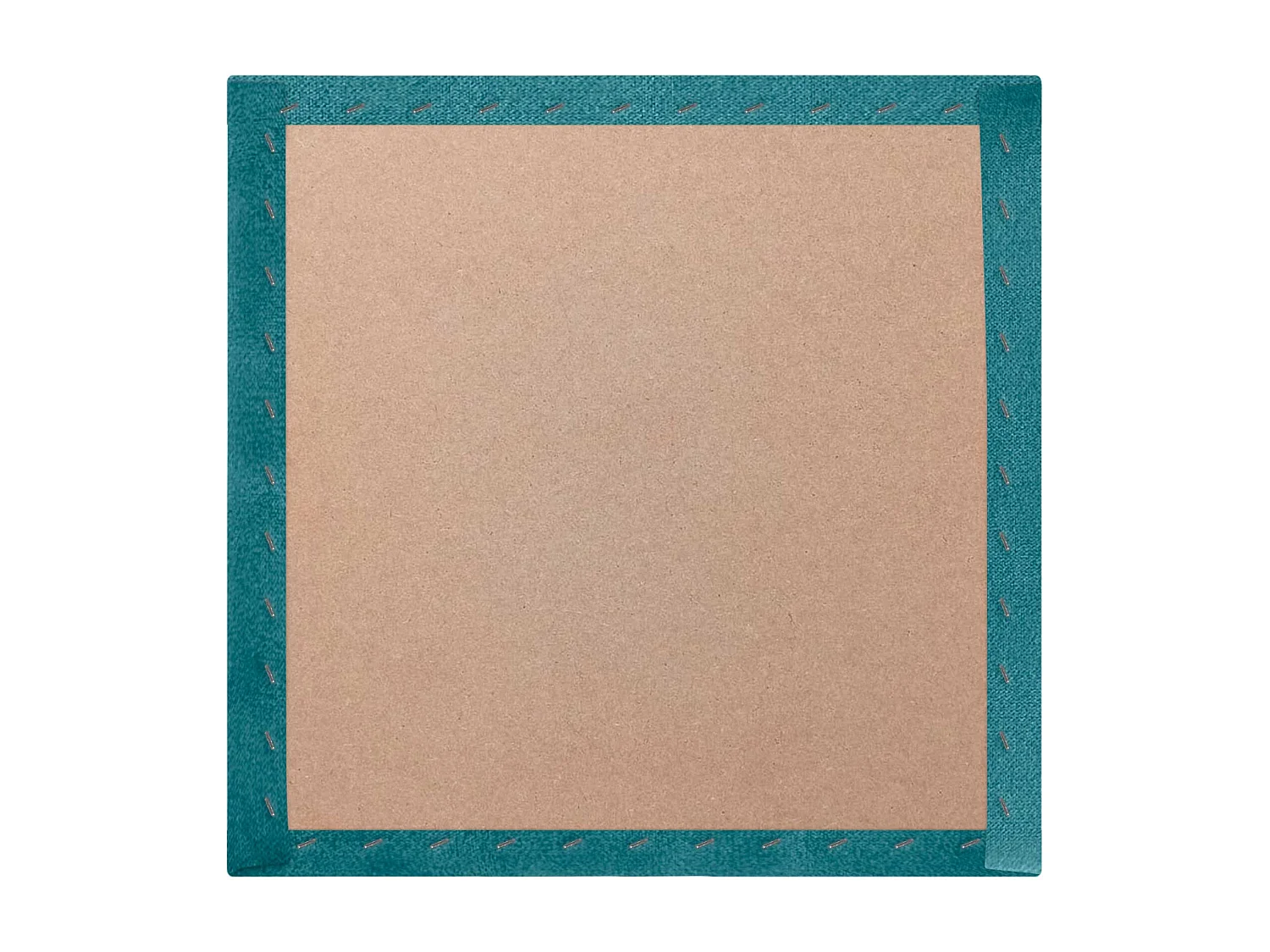 DHOME Lot de 8 Panneaux Rembourrés en Tissu Aqualine Autocollants pour Mur Acoustiques Absorbants Protection contre les Chocs (Turquoise, 50x50cm, x8)