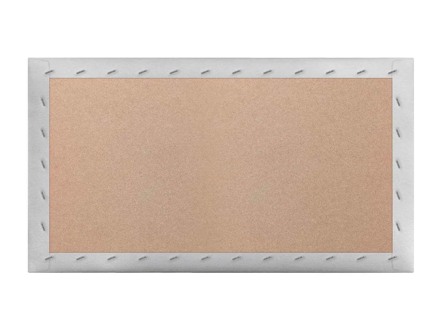 DHOME Lot de 6 Panneaux Rembourrés en Tissu Aqualine Autocollants pour Mur Acoustiques Absorbants Protection contre les Chocs (Blanc, 50x40cm, x6)