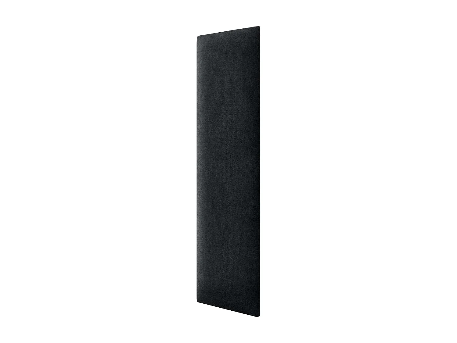DHOME Lot de 1 Panneaux muraux en tissu auto-adhésifs Panneaux muraux absorbants acoustiques Protection contre les chocs (Noir, 60x20cm, x1)