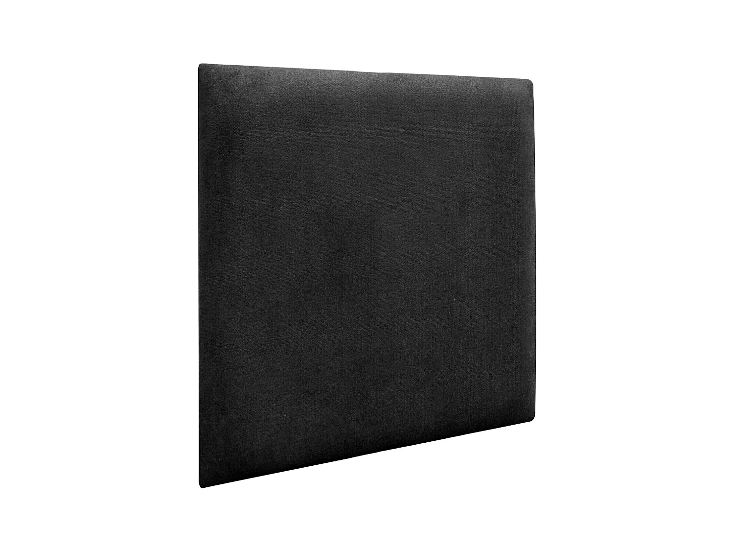 DHOME Lot de 6 Panneaux Rembourrés en Tissu Aqualine Autocollants pour Mur Acoustiques Absorbants Protection contre les Chocs (Noir, 60x60cm, x6)