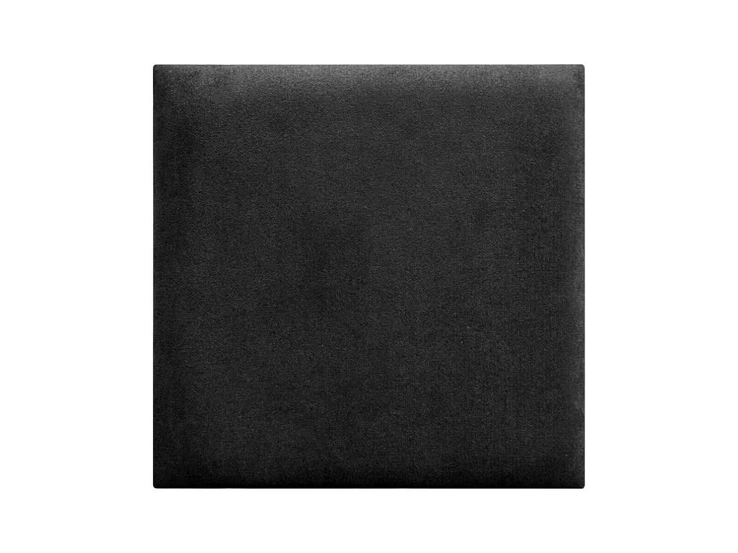 DHOME Lot de 6 Panneaux Rembourrés en Tissu Aqualine Autocollants pour Mur Acoustiques Absorbants Protection contre les Chocs (Noir, 60x60cm, x6)