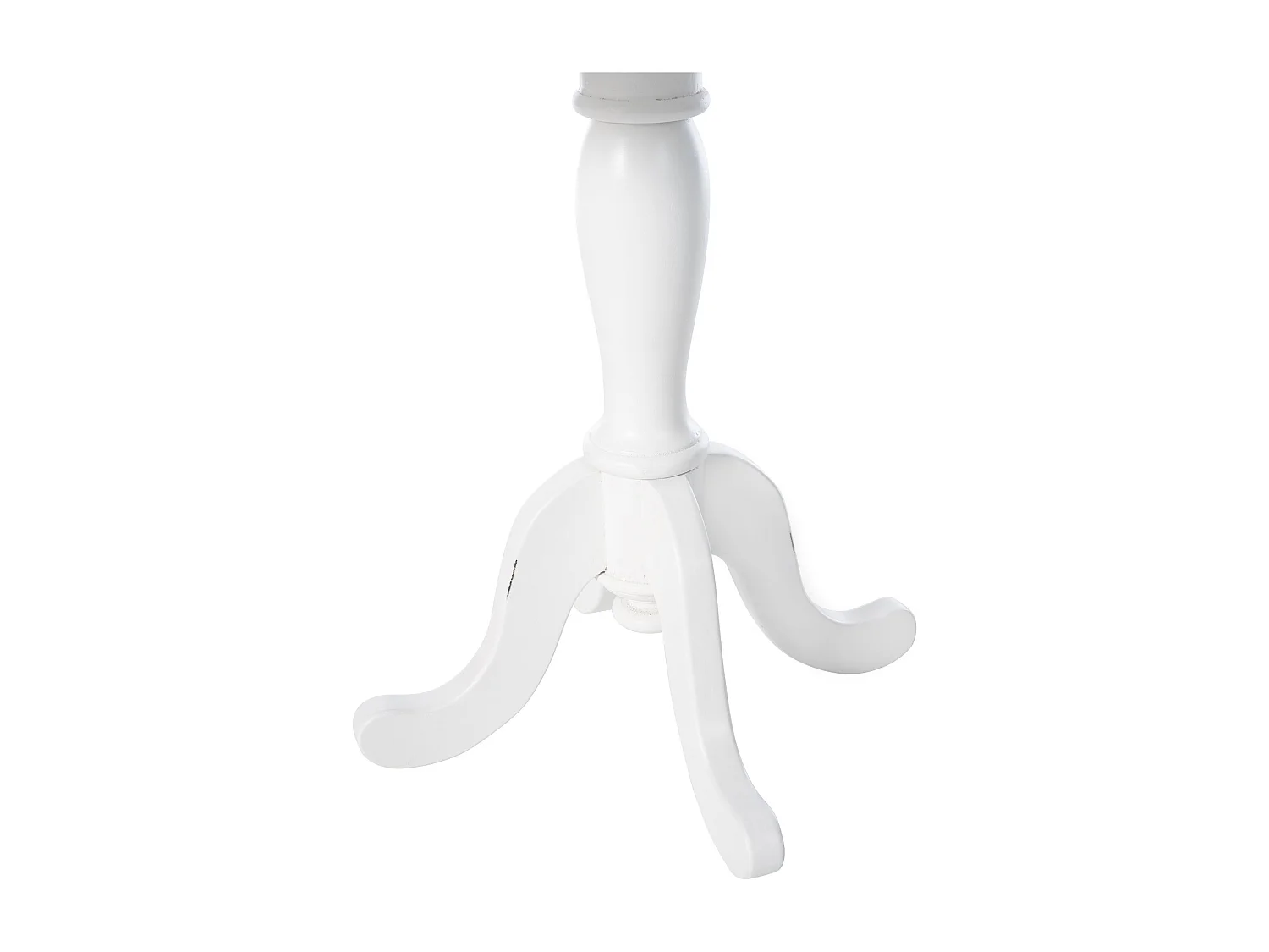Table d'appoint - carré - Bois - 50 x 50 cm - Nature / Blanc - Goa