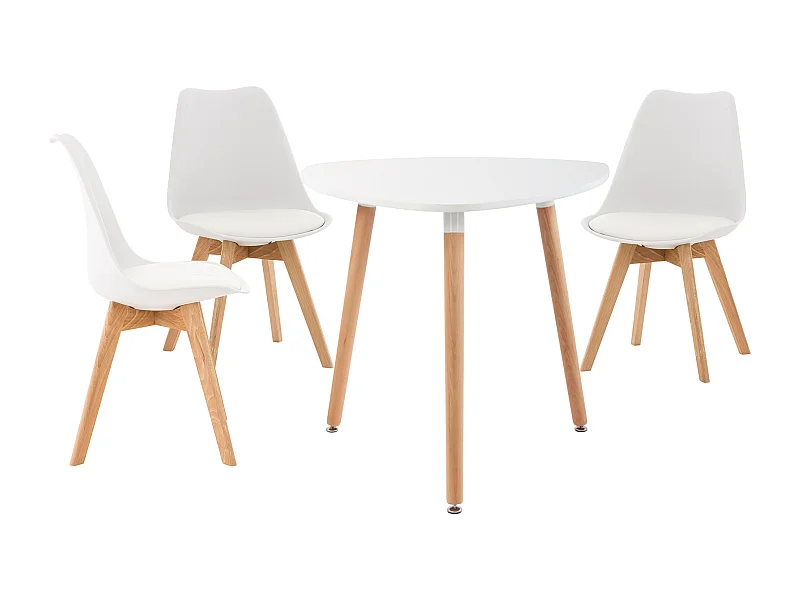 Essgruppe - Tisch + 3 Stühle - Libanera