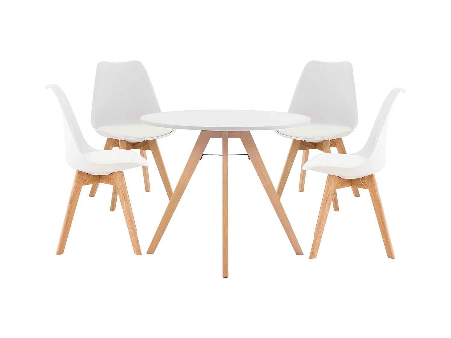 Ensemble de salle à manger - Table + 4 Chaises - Livik