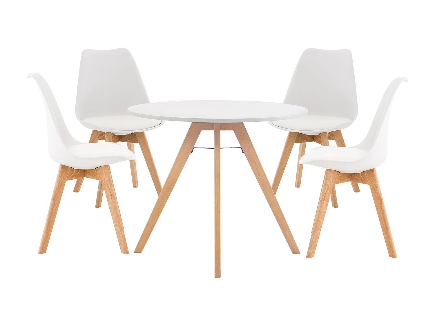 Woonkamer set - Tabel + 4 Stoelen - Livik