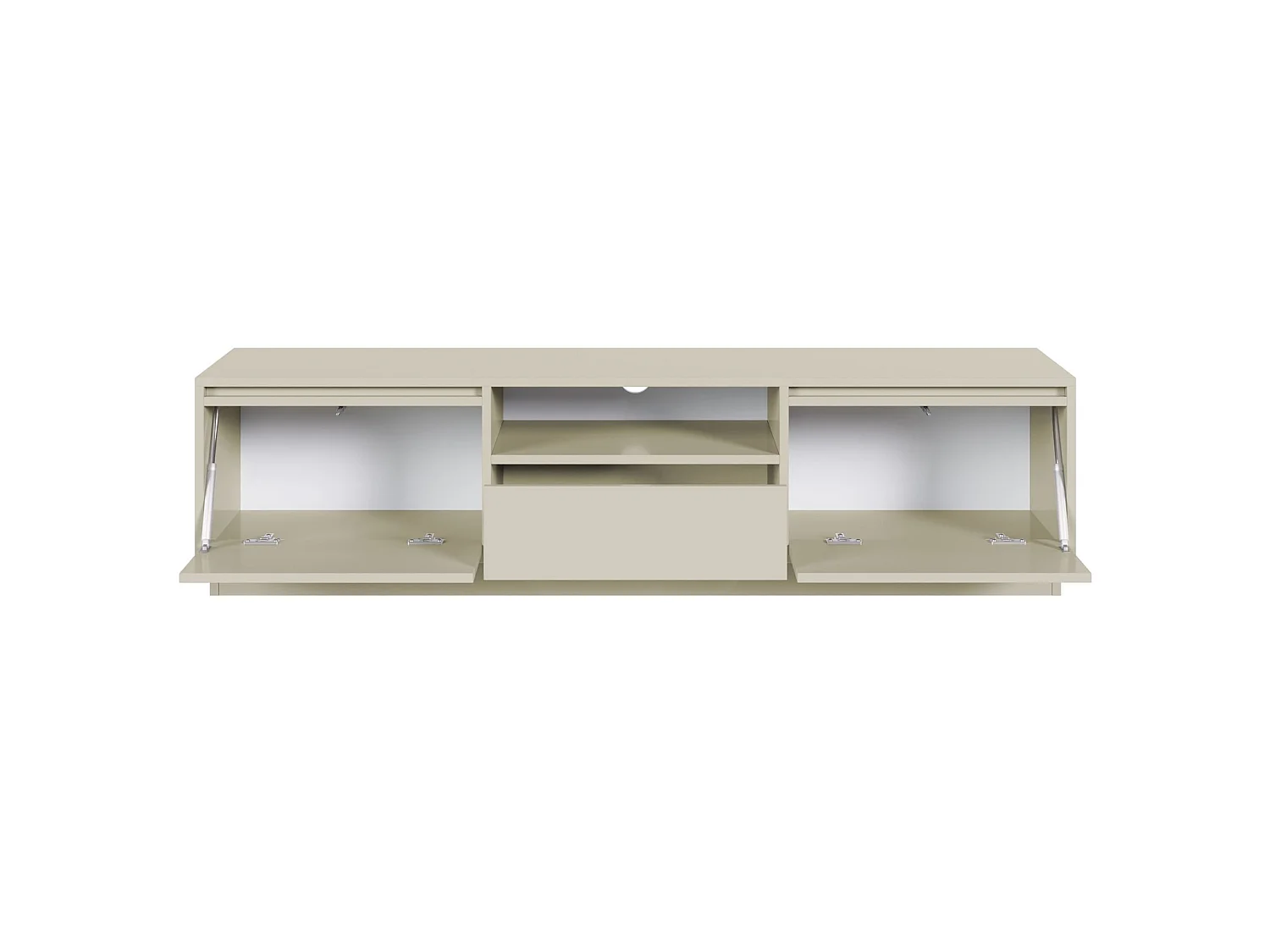 Mobile TV 3 ante con 3 cassetti - cachemire - 154 cm - EVO