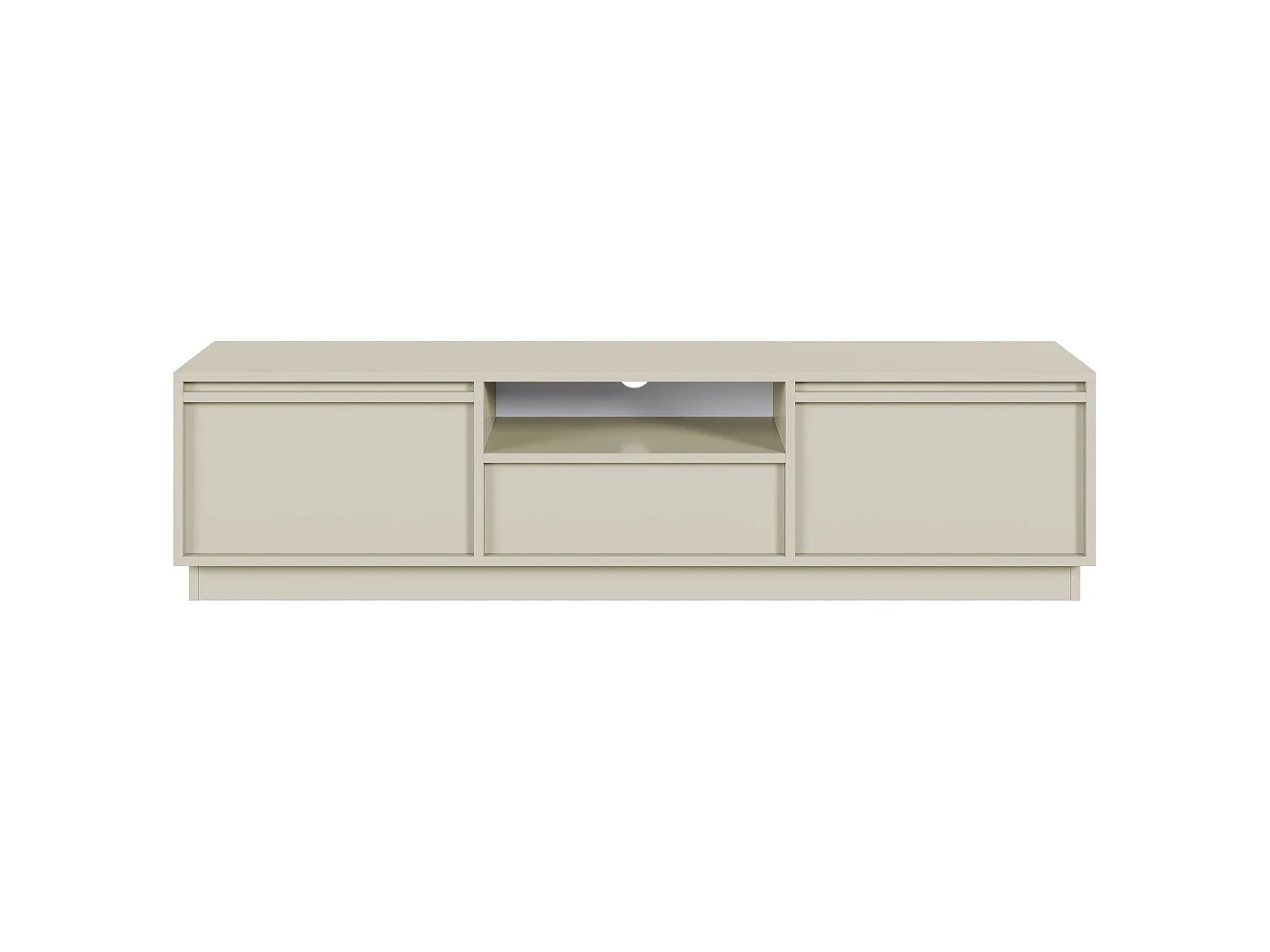 Mobile TV 3 ante con 3 cassetti - cachemire - 154 cm - EVO
