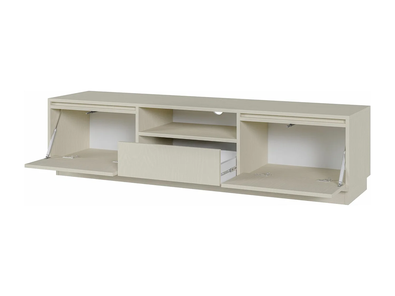 TV-Möbel 2-türig mit Schublade - sandbeige - 154 cm - EVO
