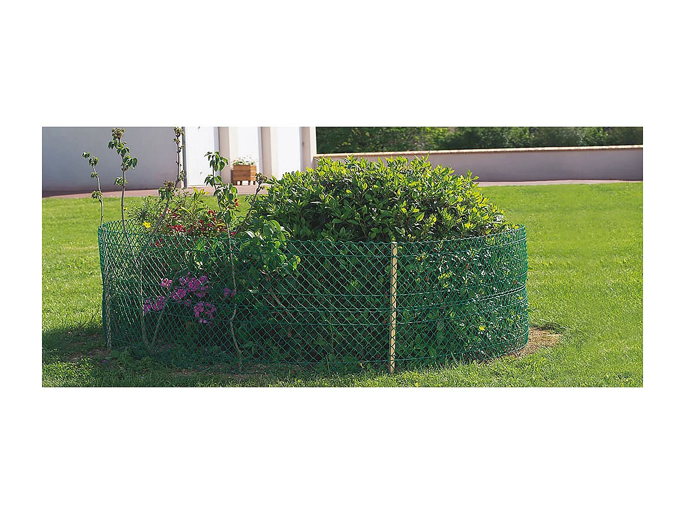 Malla plástica "Floranet" 0,40 x 25 m Verde HDPE