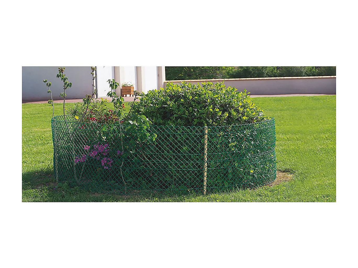 Malla plástica "Floranet" 0,40 x 25 m Verde HDPE