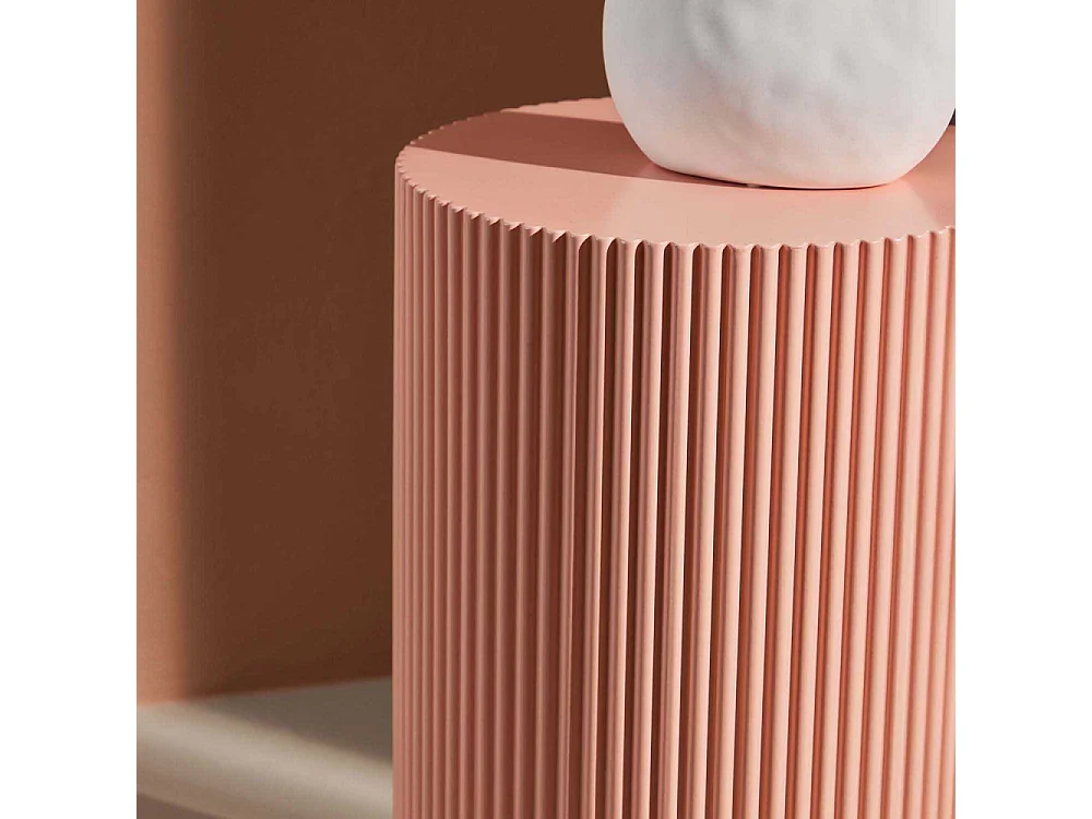 Lenox bijzettafel Ø30cm perzikkleurig.