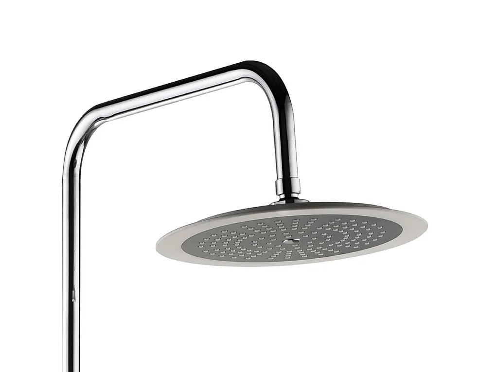 Color coluna de duche termostática cromada e branca Essebagno