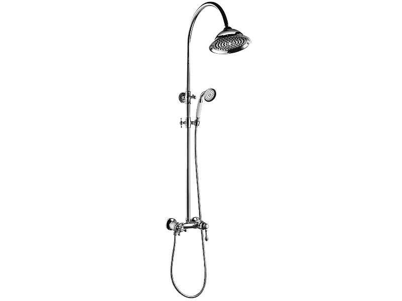 Leeds mechanische Duschsäule Chrom Essebagno
