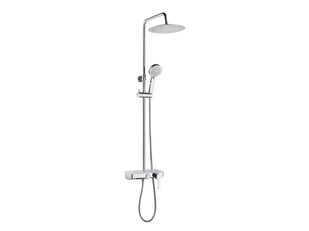 Waterbox II coluna de duche mecânico cromado Essebagno